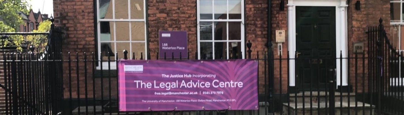 The outside of the justice hub at 188 Waterloo Place.