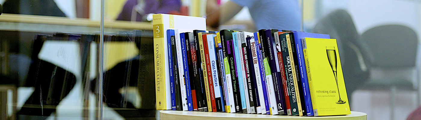 Books by members of the Sociology department